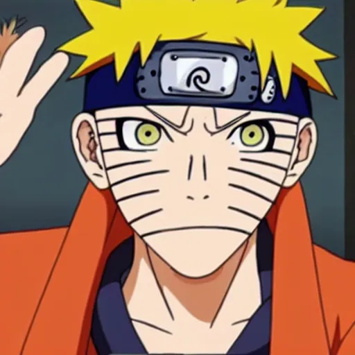 Prompt: naruto uzumaki wearing a turban, anime