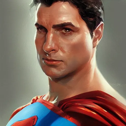 Image similar to portrait of a danni devito as superman by greg rutkowski, highly detailed portrait, digital painting, artstation, concept art, smooth, sharp foccus ilustration, artstation hq