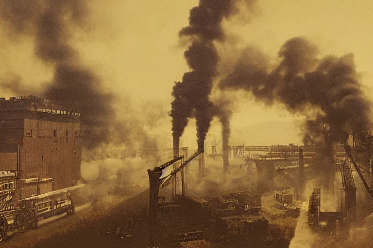 Image similar to industrial revolution smoke