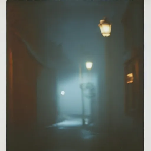 Prompt: kodak portra 4 0 0, wetplate, 8 5 mm carl zeiss, blueberry, award - winning colour by britt marling : a rainy alleyway at night, vivid caustics, quadratic quadratic picture frames, haze