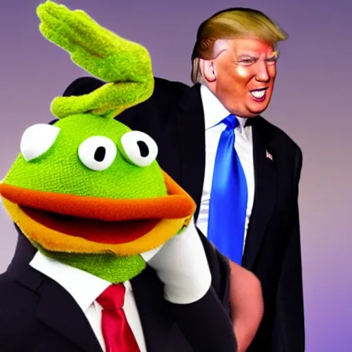 Image similar to Muppet Donald Trump