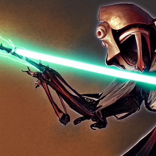 ArtStation - General Grievous vs Jedis Star Wars fan art