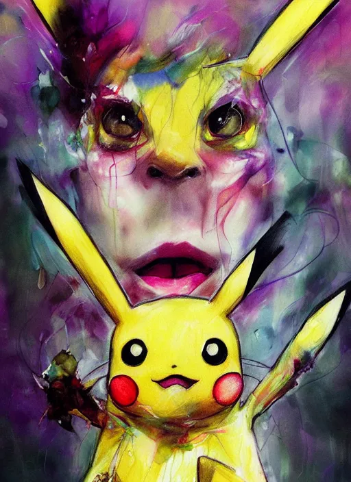 Image similar to pikachu of teeth by agnes cecile