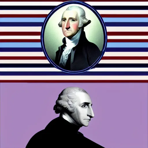 Image similar to george washington as president in 2 0 2 4, modern day photo