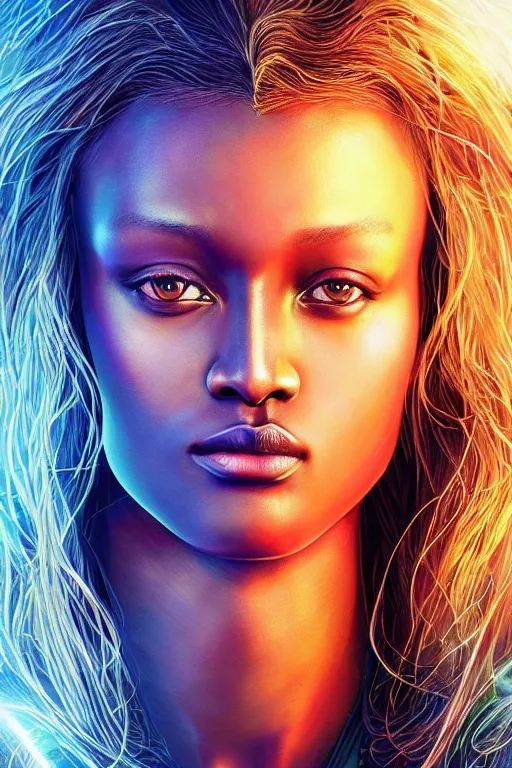 Image similar to majestic and regal portrait of jodie turner - smith female supergirl, dc universe, perfect face, beautiful, intricate, epic, elegant, fantasy, highly detailed, digital painting, hard focus, beautiful volumetric lighting, epic light, ultra detailed, by leesha hannigan, ross tran, thierry doizon, kai carpenter, ignacio fernandez rios