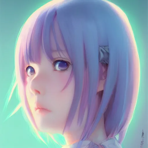 Prompt: pastel anime portrait of an anime girl by Stanley Artgerm Lau, WLOP, Rossdraws, James Jean, Andrei Riabovitchev, Marc Simonetti, and Sakimichan, trending on artstation