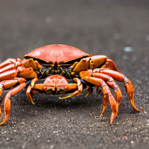 Image similar to an elderly humanoid crab, canon eos r 3, f / 1. 4, iso 2 0 0, 1 / 1 6 0 s, 8 k, raw, unedited, symmetrical balance, in - frame