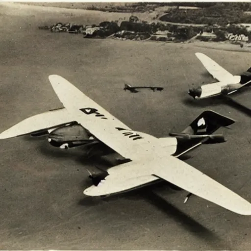 Prompt: photo of Australian Jets in 1914, color,