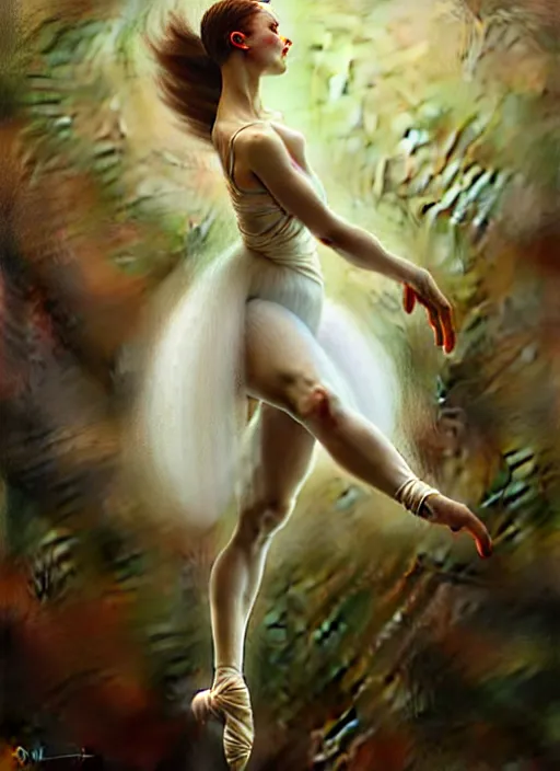 Image similar to giesha prima ballerina by bayard wu, anna podedworna, gaston bussiere, greg rutkowski