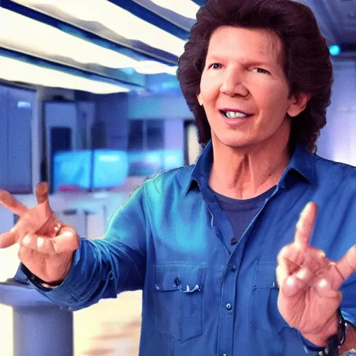 Prompt: neil breen as a robot