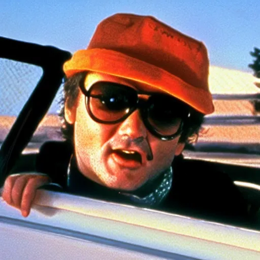 Image similar to bill murray in fear and loathing