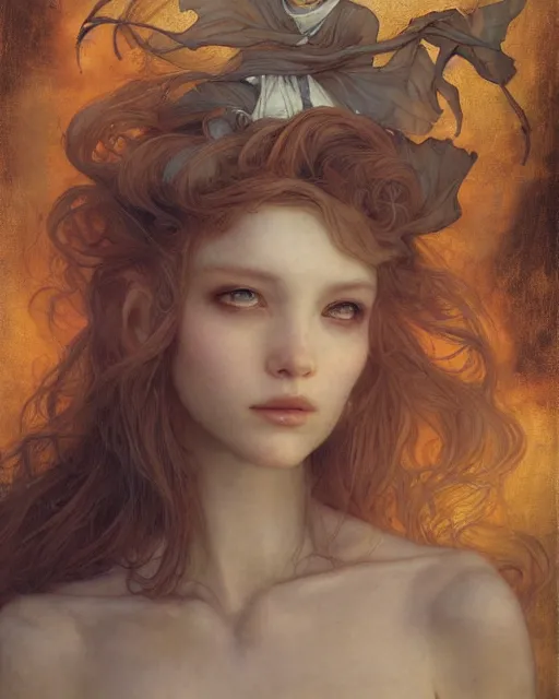 Image similar to a beautiful fairy, by Edgar Maxence and Ross Tran and Michael Whelan and Boris Valejo