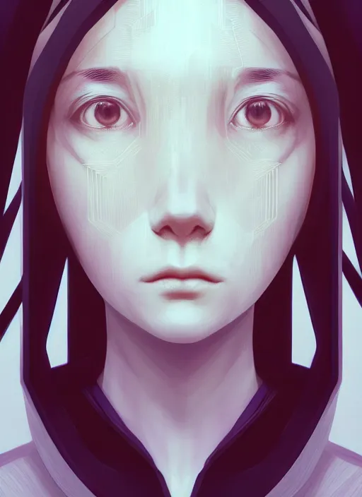 Image similar to symmetry!! portrait of lain, serial experiments : lain, intricate, elegant, highly detailed, digital painting, artstation, concept art, smooth, sharp focus, illustration, by bartek fedyczak, erak note, tooth wu, neil richards, kan liu, siwoo kim, jisu choe