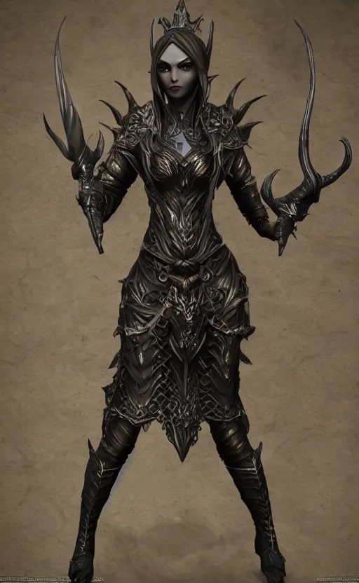 Image similar to Gothic elf princess in dragon armor, bronze statue, unreal engine, high detailed