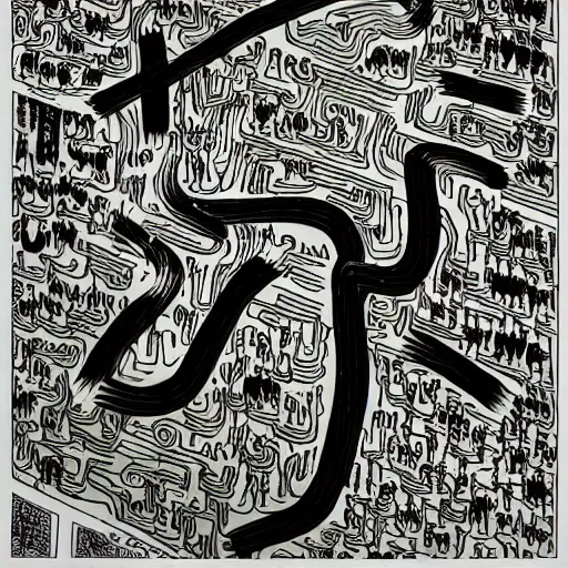 Image similar to chinese surgeons organ harvesting, in the style of daniel johnston and outsider art, 8k, line brush, minimal, overlaid with chinese caligraphy