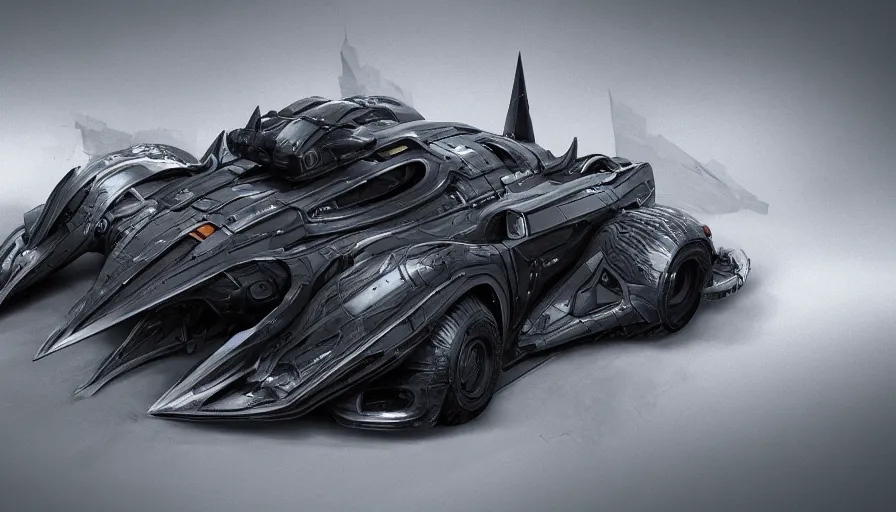 Prompt: rollcage batmobile, details, hyperdetailed, artstation, cgsociety, 8 k