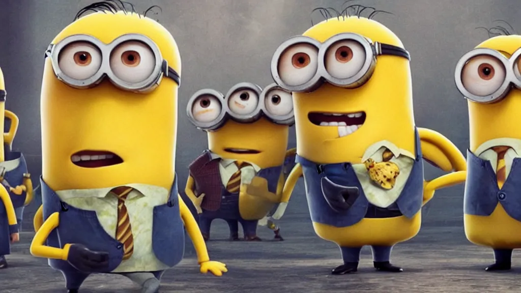 Prompt: saul goodman in minions the rise of gru