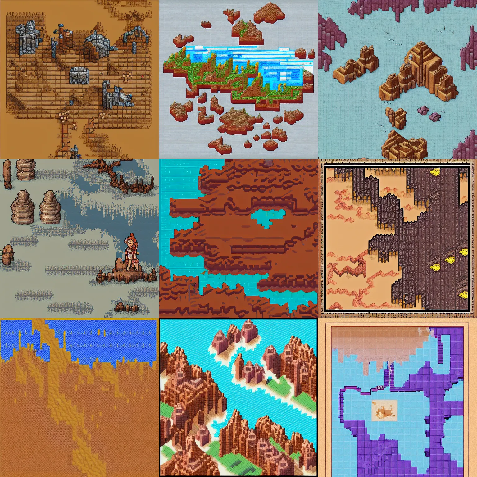 Prompt: , pixel art, sahara desert, theme :'icewind dale ', artist :'justin sweet'and'kristy glas ', aseprite