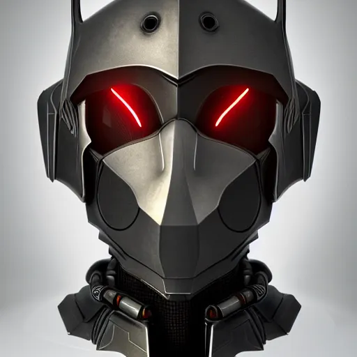 Prompt: A knight in cybernetic mecha armor, bust portrait, art by Eugenia firs ArtStation, Octane render, intricate detail, smooth, sharp focus,