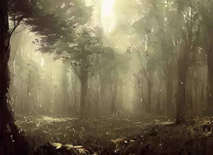 Image similar to a forest made of hair that never stops growing, concept art, art by greg rutkowski, thriller scene