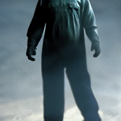 Image similar to michael myers in ocean