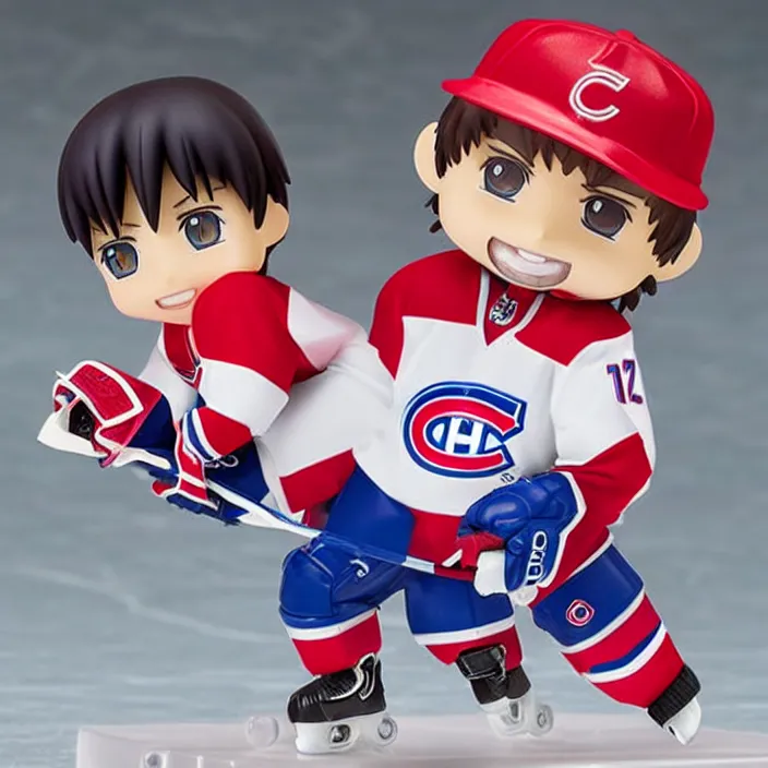 Prompt: Carey Price, An anime Nendoroid of Carey Price, Montreal Habs Canadien figurine, detailed product photo