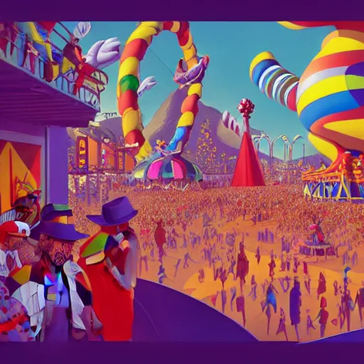 Image similar to carnival in rio de janiero by paolo eleuteri serpieri and tomer hanuka and chesley bonestell and daniel merriam and tomokazu matsuyama, unreal engine, high resolution render, featured on artstation, octane, 8 k, highly intricate details, vivid colors, vector illustration