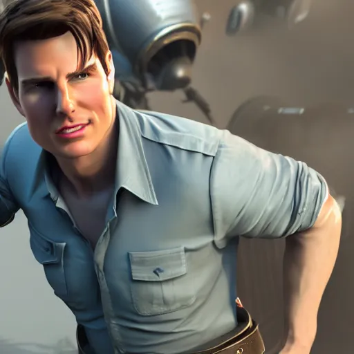 Prompt: ! dream tom cruise in clash royale, clash royale, concept art, octane render, unreal engine 5, highly detailed, high quality, 8 k, soft lighting, realistic face, path traced