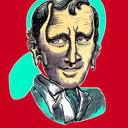 Prompt: “portrait of barthelemy attisso, by Robert crumb, coloured, graphic”