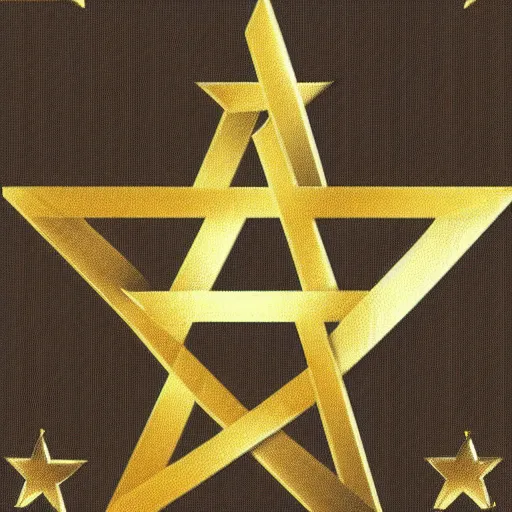 Image similar to orthodox jewish gilded golden star of david jewish poster advertisement. i am advertising a menorah. This menorah is golden and beautiful. Cheap price inexpensive advertisement poster! 2000s Kids Advertisement. Rabbi with curls.