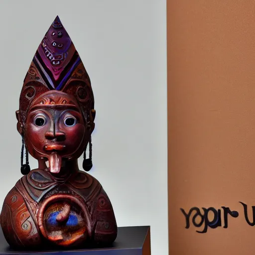 Image similar to yoni sculpture toy on display