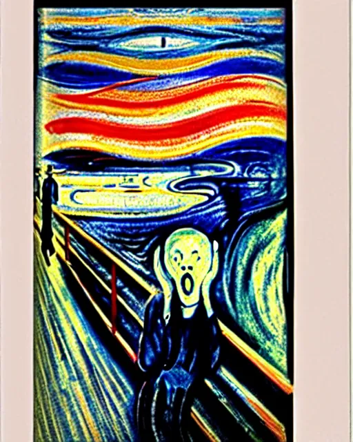 Prompt: 'Edvard Munch: The Scream' blu-ray DVD case still sealed in box, ebay listing