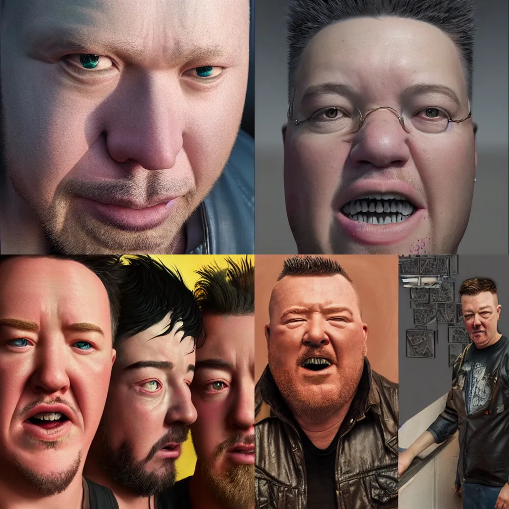 Prompt: hyperrealistic mixed media image of smash mouth, stunning 3 d render inspired art by xiang duan and thomas eakes and greg rutkowski, perfect facial symmetry, hyper realistic texture, realistic, highly detailed attributes and atmosphere, dim volumetric cinematic lighting, 8 k octane detailed render, post - processing, masterpiece,