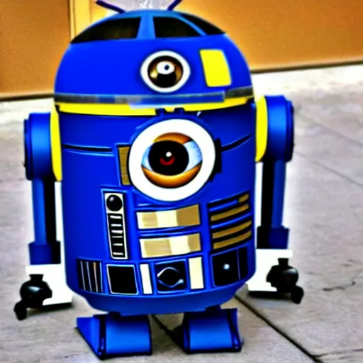 Prompt: minion r 2 d 2