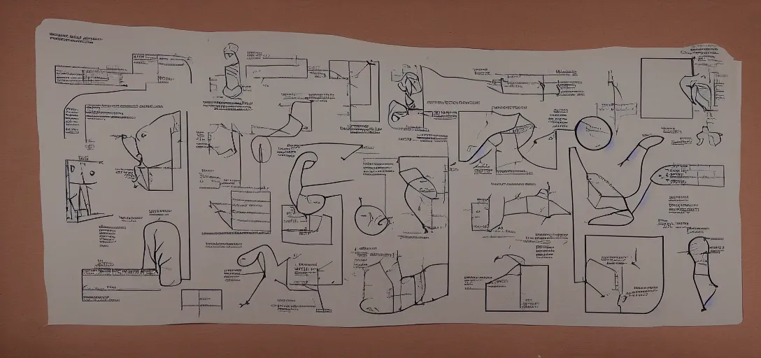 Prompt: Extremely complex instruction manual for a sock puppet, with numerous detailed schematic diagrams.