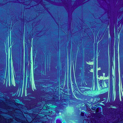 Prompt: A magical enchanted forest with mystic lighting, mushrooms growing on the floor, by Laurie Greasley, dof, volumetric lighting, cinematic lighting