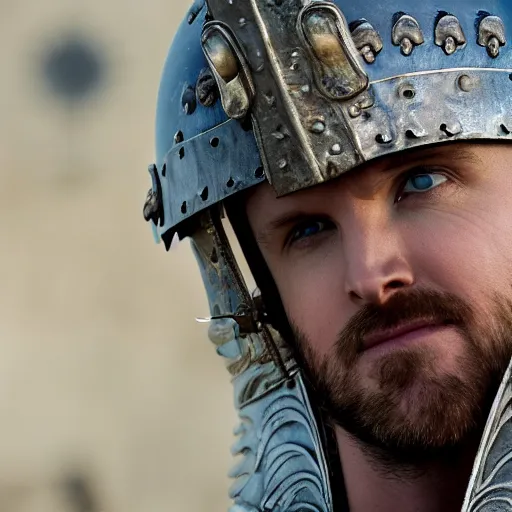 Image similar to photo of aaron paul as a roman gladiator, full shot, depth of field, f / 4, 1 / 2 0 0 s, iso 4 0 0