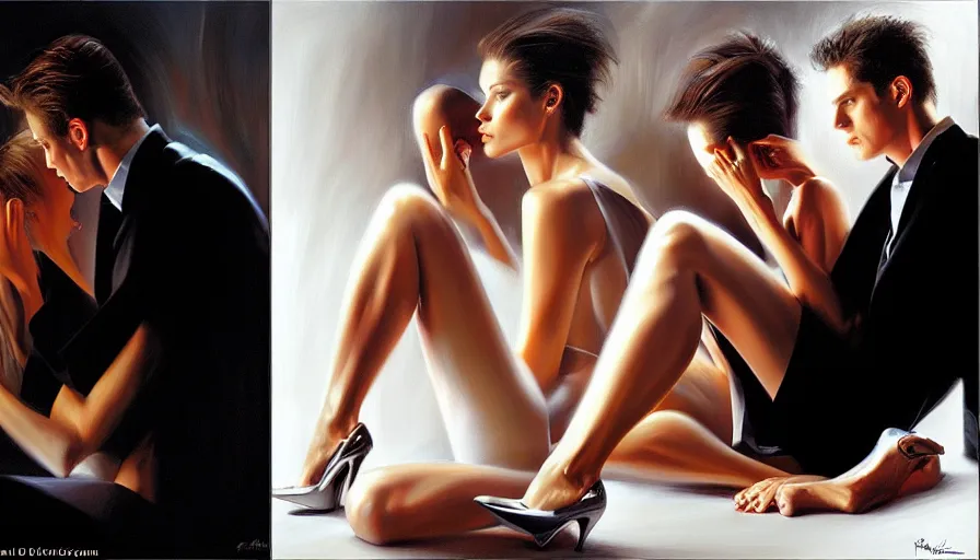 Image similar to the two complementary forces that make up all aspects and phenomena of life, by Rob Hefferan