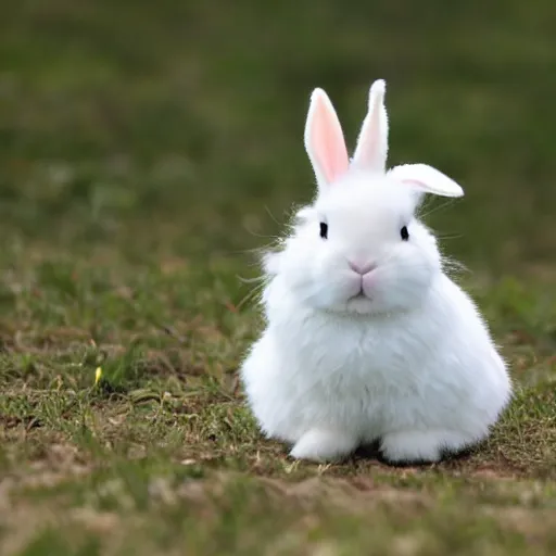 Image similar to a bunny-shaped cloud