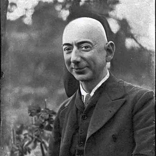 Prompt: daguerrotype of jeff bezos as a soot covered miner in 1 9 0 0, film grain