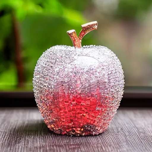 Image similar to a crystal apple