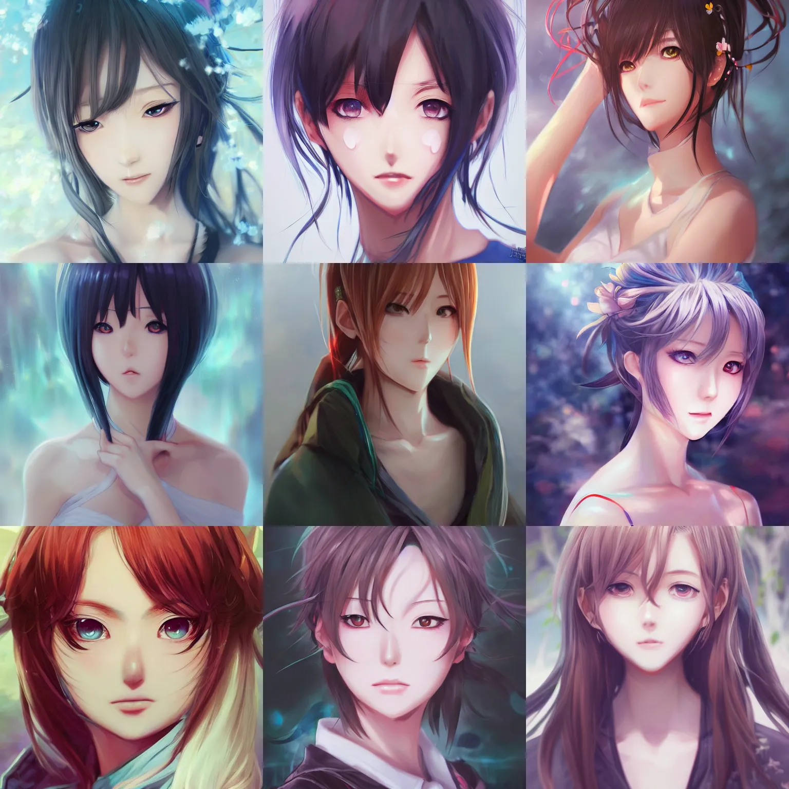 Prompt: A beautiful semi realistic anime portrait of Chun liby WLOP, rossdraws, Logan Cure, Mingchen Shen, BangkuART, sakimichan, yan gisuka, JeonSeok Lee, zeronis, Chengwei Pan on artstation H- 768