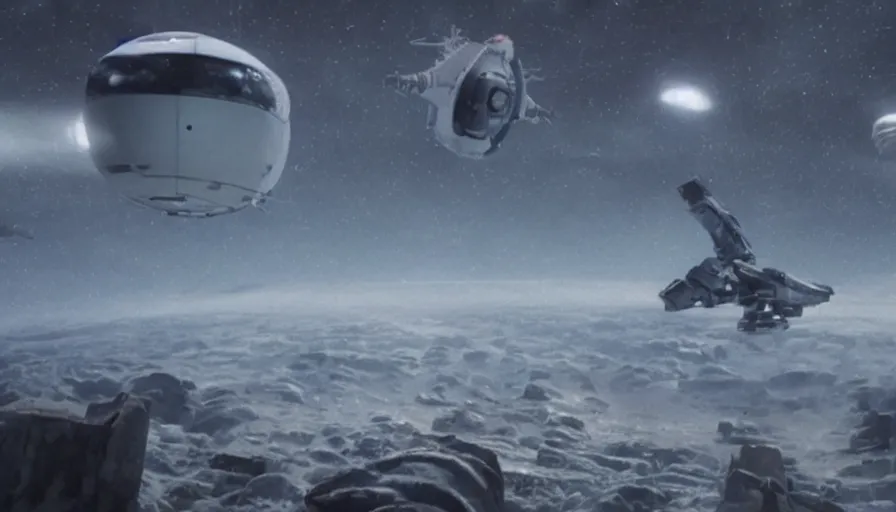 Prompt: spaceship, cinematic shot, by greig fraser, by emmanuel lubezki, robert richardson, hoyte van hoytema, roger deankins, janusz kaminski, alejandro inarritu