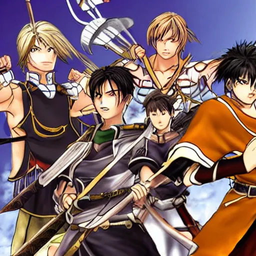 Image similar to Suikoden battle