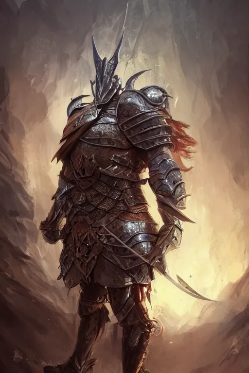 Image similar to Huge fishheaded warrior in armor, portrait, woodlands, magic the gathering artwork, D&D, fantasy, cinematic lighting, centered, symmetrical, highly detailed, digital painting, artstation, concept art, smooth, sharp focus, illustration, volumetric lighting, epic Composition, 8k, art by Akihiko Yoshida and Greg Rutkowski and Craig Mullins, oil painting, cgsociety