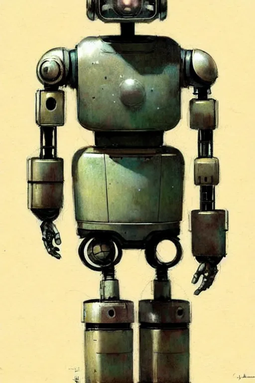 Prompt: ( ( ( ( ( 1 9 5 0 s retro future robot android model. muted colors. ) ) ) ) ) by jean - baptiste monge!!!!!!!!!!!!!!!!!!!!!!!!!!!!!!