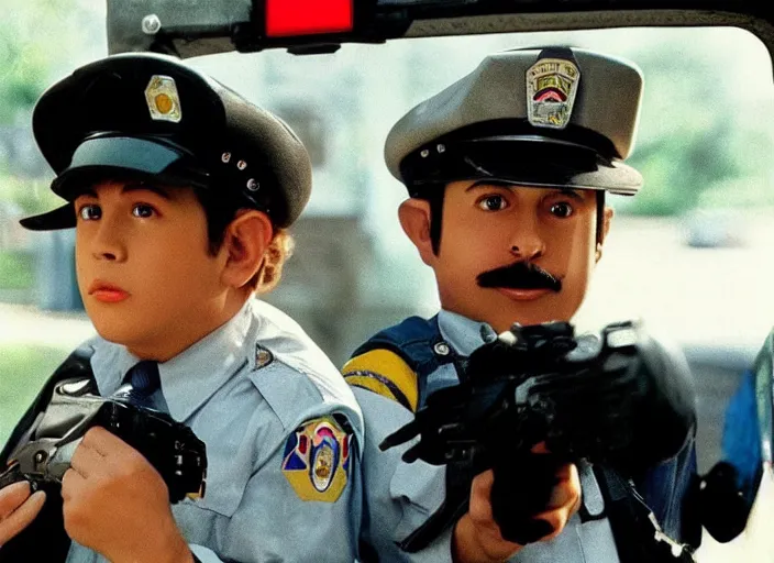 Image similar to 1 9 9 1 live action super mario brother the movie police car