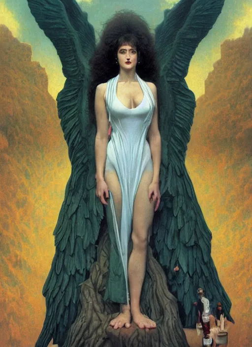 Image similar to the spirit thats the physical manifestation embodiment of the concept of sehnsucht, twin peaks poster art, old retro pulp, by michael whelan, rossetti bouguereau, artgerm, nostalgic, old fashioned