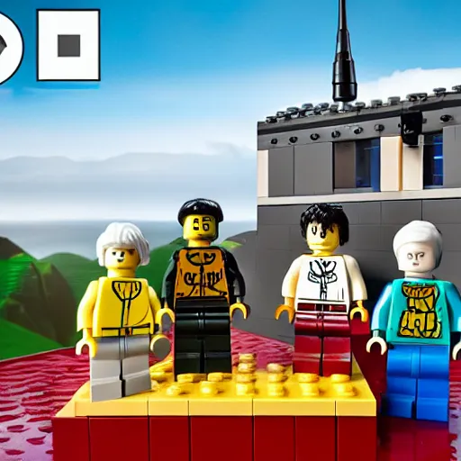 Image similar to father ted lego playset, promotional photographs, high - detailed, award - winning, 8 k hdr