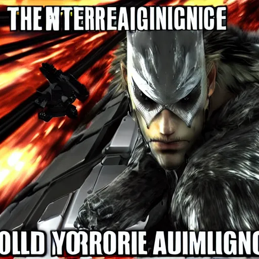 Prompt: the worlds funniest metal gear rising : revengeance meme